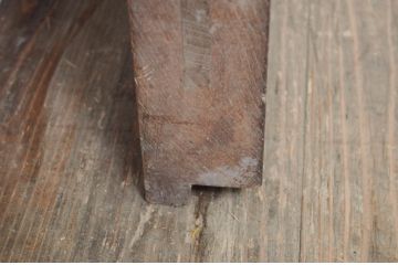 アンティーク建具　上手物!!　北陸産　総欅(ケヤキ)材　和の空間を高める格子蔵戸1枚(格子戸、引き戸、玄関戸)(R-079636)