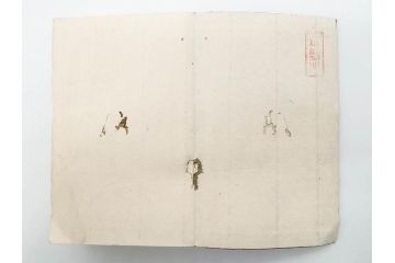 江戸期　元治二年　銅鐫　大日本国細図　2帖揃　上下　古地図2冊セット(書籍、地誌、和書、古書、古本、古文書、古地図、附図)(R-079637)