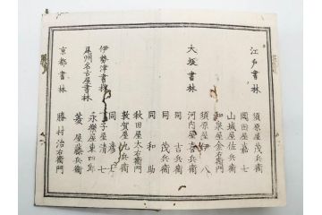 江戸期　元治二年　銅鐫　大日本国細図　2帖揃　上下　古地図2冊セット(書籍、地誌、和書、古書、古本、古文書、古地図、附図)(R-079637)
