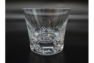 未使用　フランス　Baccarat　バカラ　STELLA(ステラ)　イヤータンブラー2014　キラキラとした輝きに見惚れるロックグラス2客セット(創設250周年記念、コップ、グラス、フルレッドクリスタルガラス、共箱付き)(R-079639)