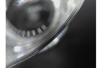 未使用　フランス　Baccarat　バカラ　STELLA(ステラ)　イヤータンブラー2014　キラキラとした輝きに見惚れるロックグラス2客セット(創設250周年記念、コップ、グラス、フルレッドクリスタルガラス、共箱付き)(R-079639)