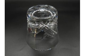 未使用　フランス　Baccarat　バカラ　STELLA(ステラ)　イヤータンブラー2014　キラキラとした輝きに見惚れるロックグラス2客セット(創設250周年記念、コップ、グラス、フルレッドクリスタルガラス、共箱付き)(R-079639)