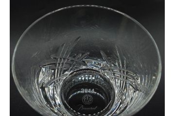 未使用　フランス　Baccarat　バカラ　STELLA(ステラ)　イヤータンブラー2014　キラキラとした輝きに見惚れるロックグラス2客セット(創設250周年記念、コップ、グラス、フルレッドクリスタルガラス、共箱付き)(R-079639)