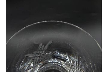 未使用　フランス　Baccarat　バカラ　STELLA(ステラ)　イヤータンブラー2014　繊細なカッティングが魅力のロックグラス2客セット(創設250周年記念、コップ、グラス、フルレッドクリスタルガラス、共箱付き)(R-079640)