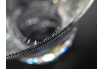 未使用　フランス　Baccarat　バカラ　STELLA(ステラ)　イヤータンブラー2014　繊細なカッティングが魅力のロックグラス2客セット(創設250周年記念、コップ、グラス、フルレッドクリスタルガラス、共箱付き)(R-079640)