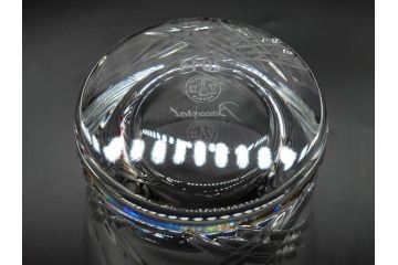 未使用　フランス　Baccarat　バカラ　STELLA(ステラ)　イヤータンブラー2014　繊細なカッティングが魅力のロックグラス2客セット(創設250周年記念、コップ、グラス、フルレッドクリスタルガラス、共箱付き)(R-079640)