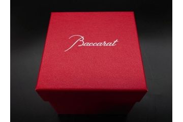未使用　フランス　Baccarat　バカラ　STELLA(ステラ)　イヤータンブラー2014　繊細なカッティングが魅力のロックグラス2客セット(創設250周年記念、コップ、グラス、フルレッドクリスタルガラス、共箱付き)(R-079640)