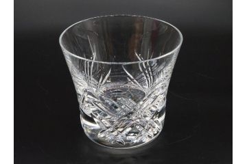 未使用　フランス　Baccarat　バカラ　STELLA(ステラ)　イヤータンブラー2014　高級感溢れるロックグラス2客セット(創設250周年記念、コップ、グラス、フルレッドクリスタルガラス、共箱付き)(R-079641)