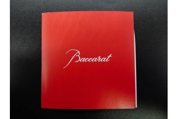 未使用　フランス　Baccarat　バカラ　STELLA(ステラ)　イヤータンブラー2014　高級感溢れるロックグラス2客セット(創設250周年記念、コップ、グラス、フルレッドクリスタルガラス、共箱付き)(R-079641)