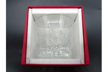 未使用　フランス　Baccarat　バカラ　STELLA(ステラ)　イヤータンブラー2014　高級感溢れるロックグラス2客セット(創設250周年記念、コップ、グラス、フルレッドクリスタルガラス、共箱付き)(R-079641)