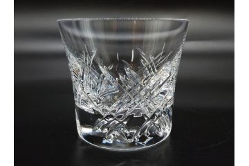 未使用　フランス　Baccarat　バカラ　STELLA(ステラ)　イヤータンブラー2014　高級感溢れるロックグラス2客セット(創設250周年記念、コップ、グラス、フルレッドクリスタルガラス、共箱付き)(R-079641)