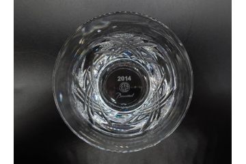 未使用　フランス　Baccarat　バカラ　STELLA(ステラ)　イヤータンブラー2014　高級感溢れるロックグラス2客セット(創設250周年記念、コップ、グラス、フルレッドクリスタルガラス、共箱付き)(R-079641)