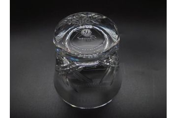 未使用　フランス　Baccarat　バカラ　STELLA(ステラ)　イヤータンブラー2014　高級感溢れるロックグラス2客セット(創設250周年記念、コップ、グラス、フルレッドクリスタルガラス、共箱付き)(R-079641)