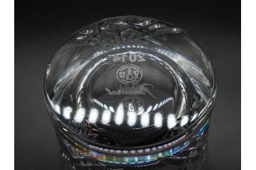 未使用　フランス　Baccarat　バカラ　STELLA(ステラ)　イヤータンブラー2014　高級感溢れるロックグラス2客セット(創設250周年記念、コップ、グラス、フルレッドクリスタルガラス、共箱付き)(R-079641)