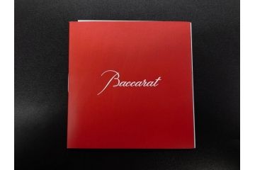 未使用　フランス　Baccarat　バカラ　STELLA(ステラ)　イヤータンブラー2014　至福のひとときを演出するロックグラス2客セット(創設250周年記念、コップ、グラス、フルレッドクリスタルガラス、共箱付き)(R-079642)