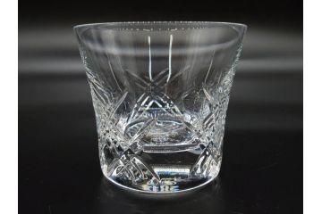 未使用　フランス　Baccarat　バカラ　STELLA(ステラ)　イヤータンブラー2014　至福のひとときを演出するロックグラス2客セット(創設250周年記念、コップ、グラス、フルレッドクリスタルガラス、共箱付き)(R-079642)