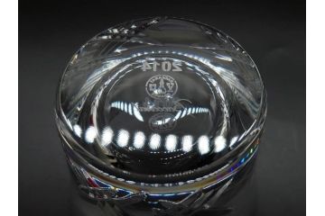 未使用　フランス　Baccarat　バカラ　STELLA(ステラ)　イヤータンブラー2014　至福のひとときを演出するロックグラス2客セット(創設250周年記念、コップ、グラス、フルレッドクリスタルガラス、共箱付き)(R-079642)