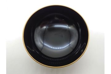 輪島塗　蒔絵　吸物椀　金彩の艶やかなデザインが見事なお椀5客セット(菊、牡丹、花、木製、漆器、漆芸、金彩、和食器、蓋付き)(R-079643)