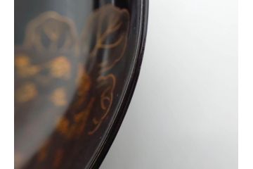 明治期　輪島塗　木製　漆器　金蒔絵　気品漂うお椀10客セット(蓮、菊、蝶、ちょう、花、蓋付き、汁椀、吸物椀、漆芸、和食器)(R-079649)