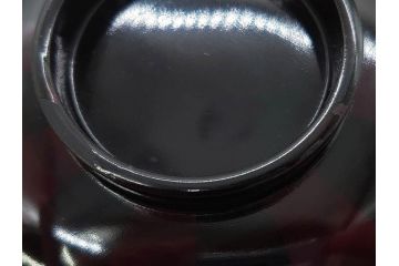 明治期　輪島塗　木製　漆器　金蒔絵　気品漂うお椀10客セット(蓮、菊、蝶、ちょう、花、蓋付き、汁椀、吸物椀、漆芸、和食器)(R-079649)