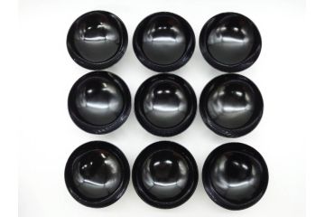 昭和期　輪島塗　漆器　木製　金蒔絵　豪華な金彩が美しいお椀9客セット(鉄線花?、漆芸、蓋付き、汁椀、吸物椀、和食器)(R-079650)