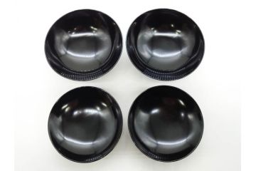 昭和期　輪島塗　漆器　木製　金蒔絵　豪華な金彩が美しいお椀9客セット(鉄線花?、漆芸、蓋付き、汁椀、吸物椀、和食器)(R-079650)