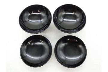 昭和期　輪島塗　漆器　木製　金蒔絵　豪華な金彩が美しいお椀9客セット(鉄線花?、漆芸、蓋付き、汁椀、吸物椀、和食器)(R-079650)