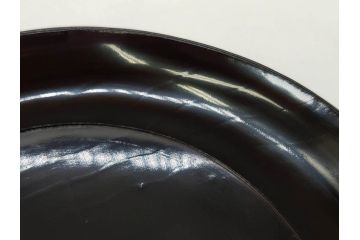 明治〜大正期　漆器　木製　気品を感じる銘々皿13枚セット(木皿、茶道具、漆芸、菓子器、小皿、和食器、和皿)(R-079651)