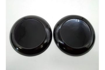 明治〜大正期　漆器　木製　気品を感じる銘々皿13枚セット(木皿、茶道具、漆芸、菓子器、小皿、和食器、和皿)(R-079651)