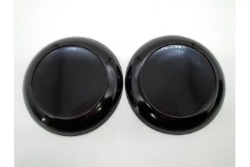 明治〜大正期　漆器　木製　気品を感じる銘々皿13枚セット(木皿、茶道具、漆芸、菓子器、小皿、和食器、和皿)(R-079651)