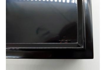 総本家濱田屋　輪島塗　漆器　木製　金蒔絵　平台付　扇面　松竹梅　格式高い雰囲気の二段重(菊、花、お重、重箱、黄袋付き、共箱付き)(R-079652)