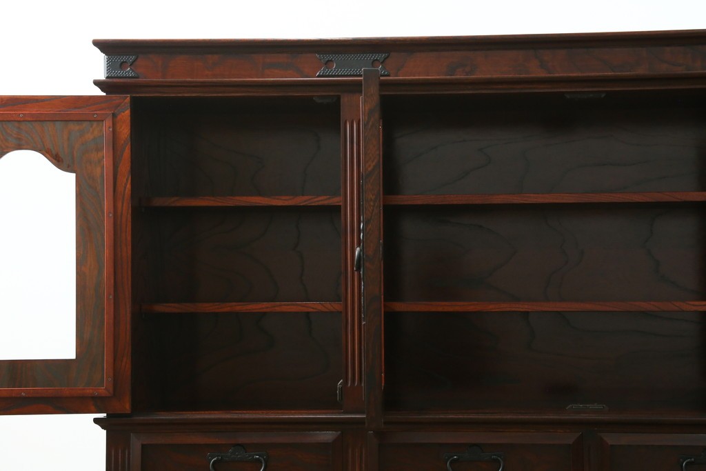 中古　美品!!　岩谷堂箪笥　和洋折衷デザインのサイドボード　定価約100万円　(R-079668)