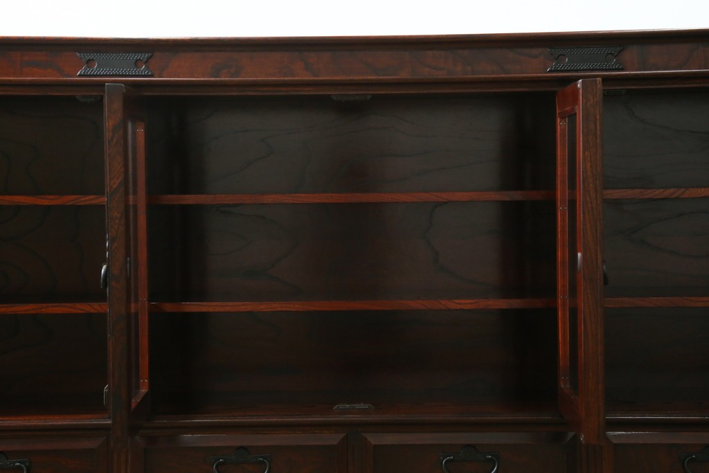 中古　美品!!　岩谷堂箪笥　和洋折衷デザインのサイドボード　定価約100万円　(R-079668)