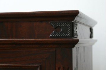 中古　美品!!　岩谷堂箪笥　和洋折衷デザインのサイドボード　定価約100万円　(R-079668)