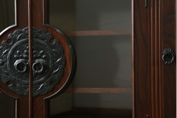 中古　美品!!　岩谷堂箪笥　和洋折衷デザインのサイドボード　定価約100万円　(R-079668)