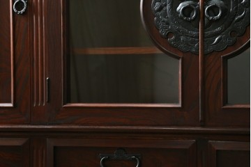 中古　美品!!　岩谷堂箪笥　和洋折衷デザインのサイドボード　定価約100万円　(R-079668)