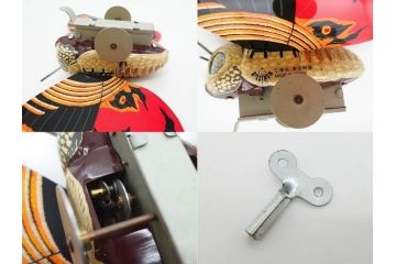 ビリケン商会 モスラ/メディコムトイ ジャイアントロボ　TERMINATOR2(ターミネーター2) T-800/X-27 EXPLORER/一晃 SPARKY ROBOT(スパーキーロボット)　ブリキのおもちゃ5点セット(ゼンマイ歩行、バトルダメージ、フィギュア、人形、玩具、特撮、外箱付き)(R-079677)