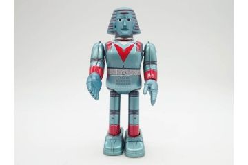 ビリケン商会 モスラ/メディコムトイ ジャイアントロボ　TERMINATOR2(ターミネーター2) T-800/X-27 EXPLORER/一晃 SPARKY ROBOT(スパーキーロボット)　ブリキのおもちゃ5点セット(ゼンマイ歩行、バトルダメージ、フィギュア、人形、玩具、特撮、外箱付き)(R-079677)