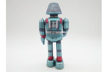 ビリケン商会 モスラ/メディコムトイ ジャイアントロボ　TERMINATOR2(ターミネーター2) T-800/X-27 EXPLORER/一晃 SPARKY ROBOT(スパーキーロボット)　ブリキのおもちゃ5点セット(ゼンマイ歩行、バトルダメージ、フィギュア、人形、玩具、特撮、外箱付き)(R-079677)