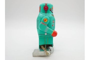 ビリケン商会 モスラ/メディコムトイ ジャイアントロボ　TERMINATOR2(ターミネーター2) T-800/X-27 EXPLORER/一晃 SPARKY ROBOT(スパーキーロボット)　ブリキのおもちゃ5点セット(ゼンマイ歩行、バトルダメージ、フィギュア、人形、玩具、特撮、外箱付き)(R-079677)
