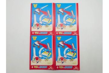 未使用　当時物　昭和レトロ　ワイド30　セイカ　ノート24冊セット(自由帳、じゆうちょう、もーれつア太郎、ニャロメ、ゲバゲバおじさん、ヤスジのオラオラオラ、風のカラッペ)(R-079679)