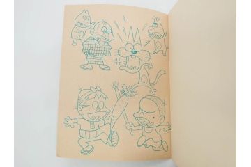 未使用　当時物　昭和レトロ　ワイド30　セイカ　ノート24冊セット(自由帳、じゆうちょう、もーれつア太郎、ニャロメ、ゲバゲバおじさん、ヤスジのオラオラオラ、風のカラッペ)(R-079679)