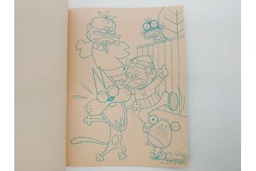 未使用　当時物　昭和レトロ　ワイド30　セイカ　ノート24冊セット(自由帳、じゆうちょう、もーれつア太郎、ニャロメ、ゲバゲバおじさん、ヤスジのオラオラオラ、風のカラッペ)(R-079679)