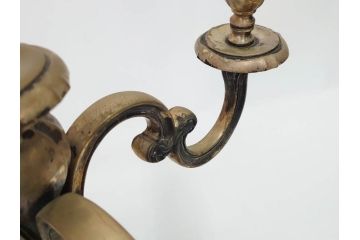 西洋アンティーク　気品あふれるキャンドルスタンド1対(シルバープレート?、燭台、ろうそく立て、蝋燭、2台セット、ペアセット)(R-079686)