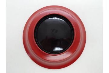 明治期　朱塗　木製椀　食卓を明るく彩る煮物椀10客セット(漆器、和食器、汁椀、蓋付き、吸物椀、お椀、共箱付き)(R-079687)