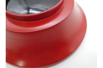 明治期　朱塗　木製椀　食卓を明るく彩る煮物椀10客セット(漆器、和食器、汁椀、蓋付き、吸物椀、お椀、共箱付き)(R-079687)