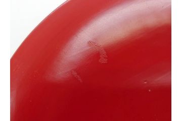 明治期　朱塗　木製椀　食卓を明るく彩る煮物椀10客セット(漆器、和食器、汁椀、蓋付き、吸物椀、お椀、共箱付き)(R-079687)