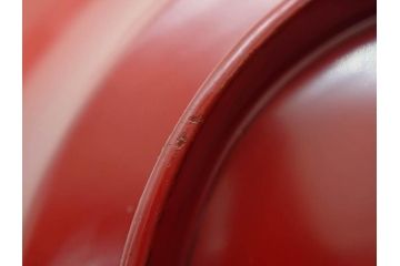 明治期　朱塗　木製椀　食卓を明るく彩る煮物椀10客セット(漆器、和食器、汁椀、蓋付き、吸物椀、お椀、共箱付き)(R-079687)