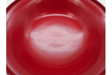明治期　朱塗　木製椀　艶やかな漆が美しい煮物椀10客セット(漆器、和食器、汁椀、蓋付き、吸物椀、お椀、共箱付き)(R-079688)