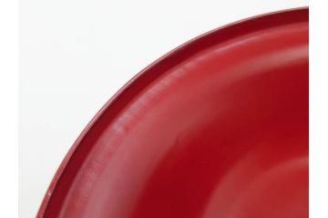 明治期　朱塗　木製椀　艶やかな漆が美しい煮物椀10客セット(漆器、和食器、汁椀、蓋付き、吸物椀、お椀、共箱付き)(R-079688)